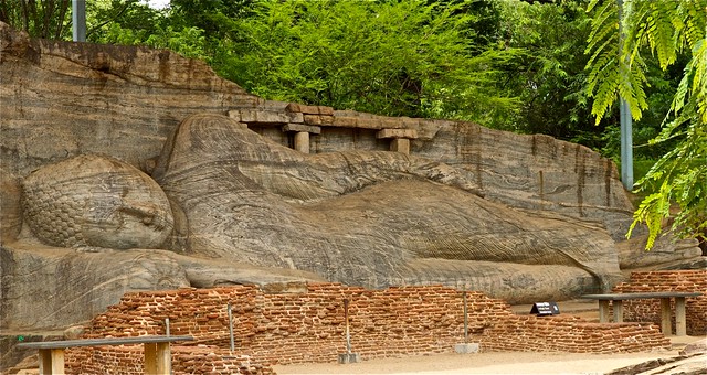 Ruins in Polonnaruwa ( Sayana Buddha)