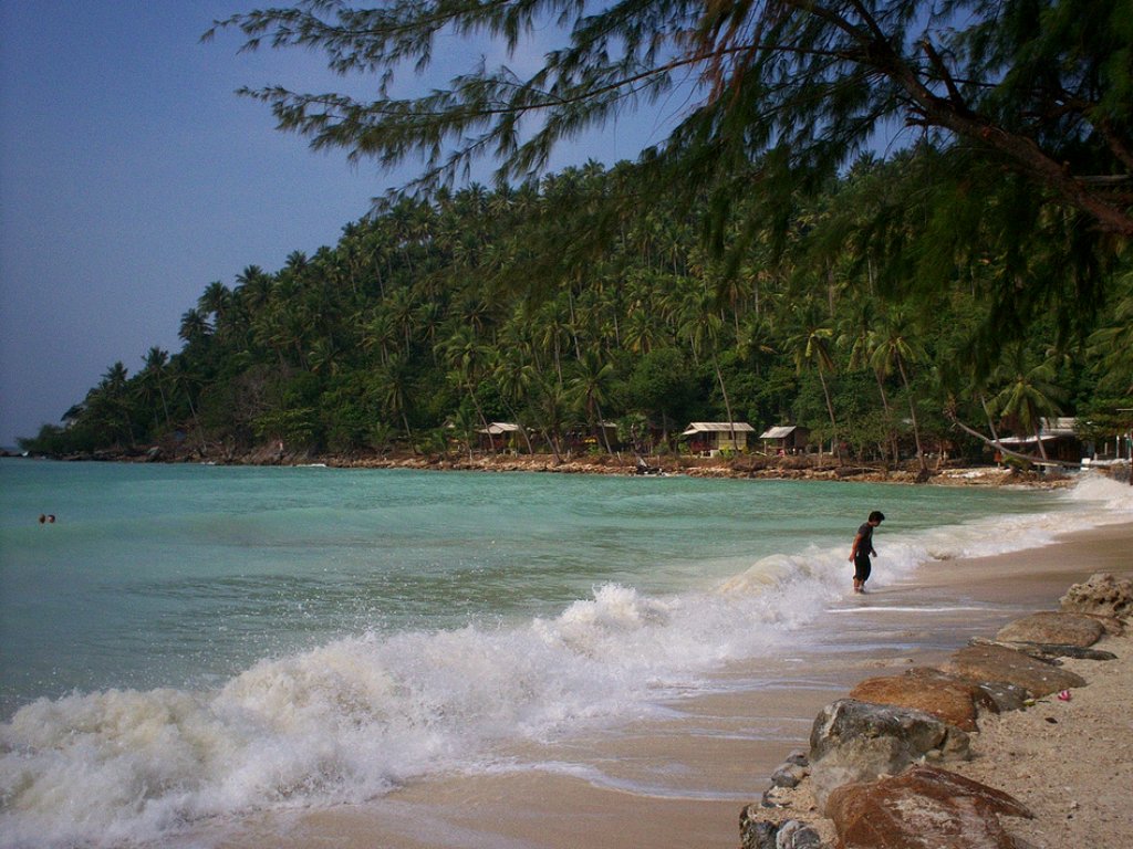 Windy Beach on Koh Pha Ngan, Thailand