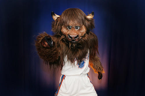 Oklahoma City Thunder's Rumble the Bison