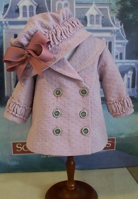 Earley 1900's Lavender  Reefer  Jacket  and hat