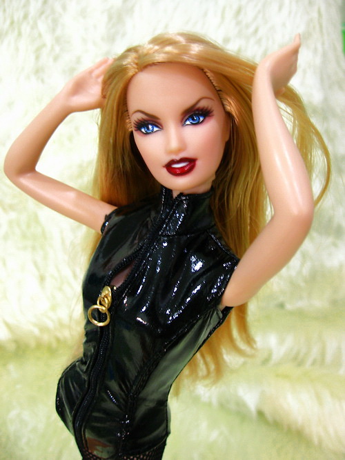 black canary barbie doll. 