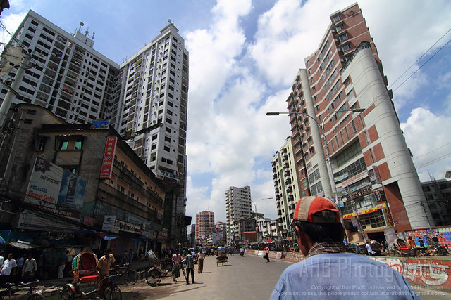 Unusual Malibag Area of Dhaka