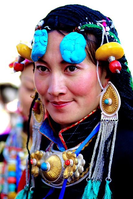 Tibetan Beauty in Regional Ceremonial Costume (2 of 2) | Flickr