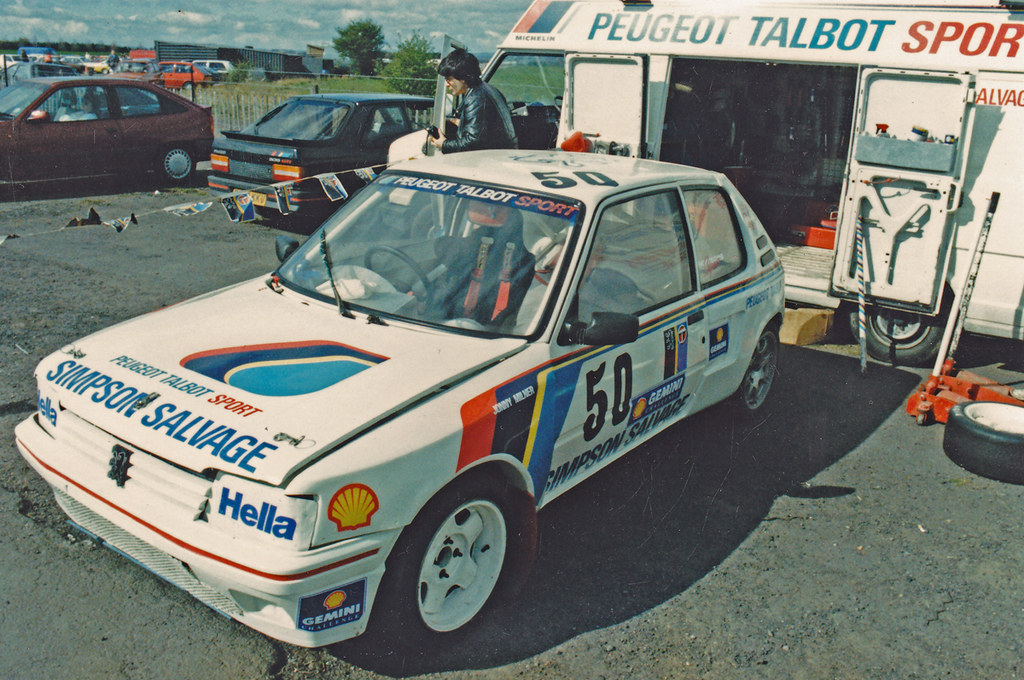 Jonny Milner | Jonny Milners Peugeot 205 in the Paddock at t… | Flickr