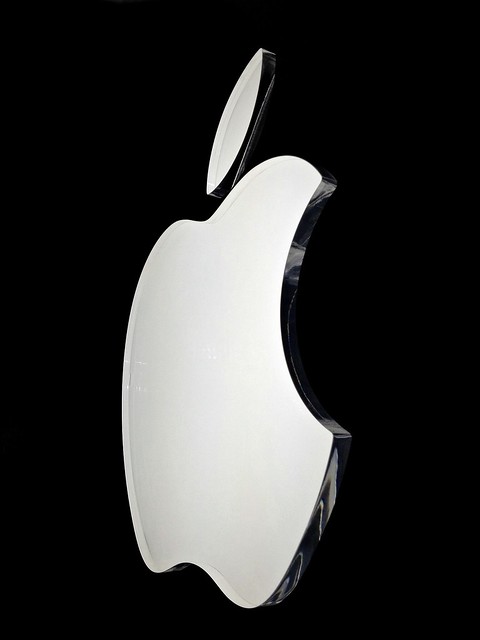 Sideview of an Apple Logo