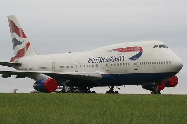 British Airways - Boeing 747-436 G-BNLB @ Cardiff
