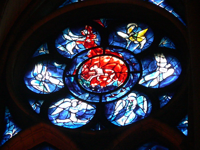 P1060094X Reims cathedral east window - Marc Chagall