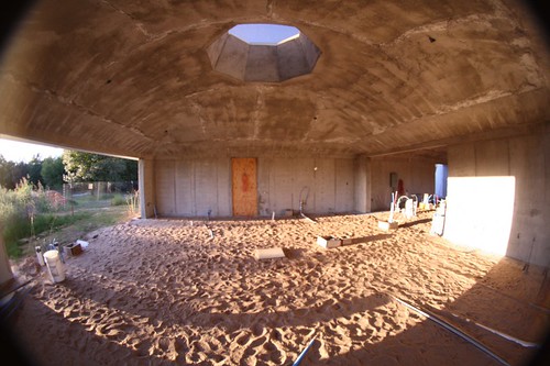 house concrete construction skylight fisheye belomo terradome earthhome belomo8mm