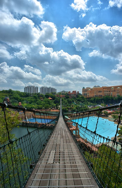 The Bridge, Sunway Lagoon Theme Park, Petaling Jaya, Malaysia