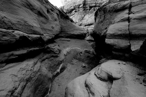 One of the slot canyons near the Calcite Mine, Anza-Borrego Desert State Park, California
