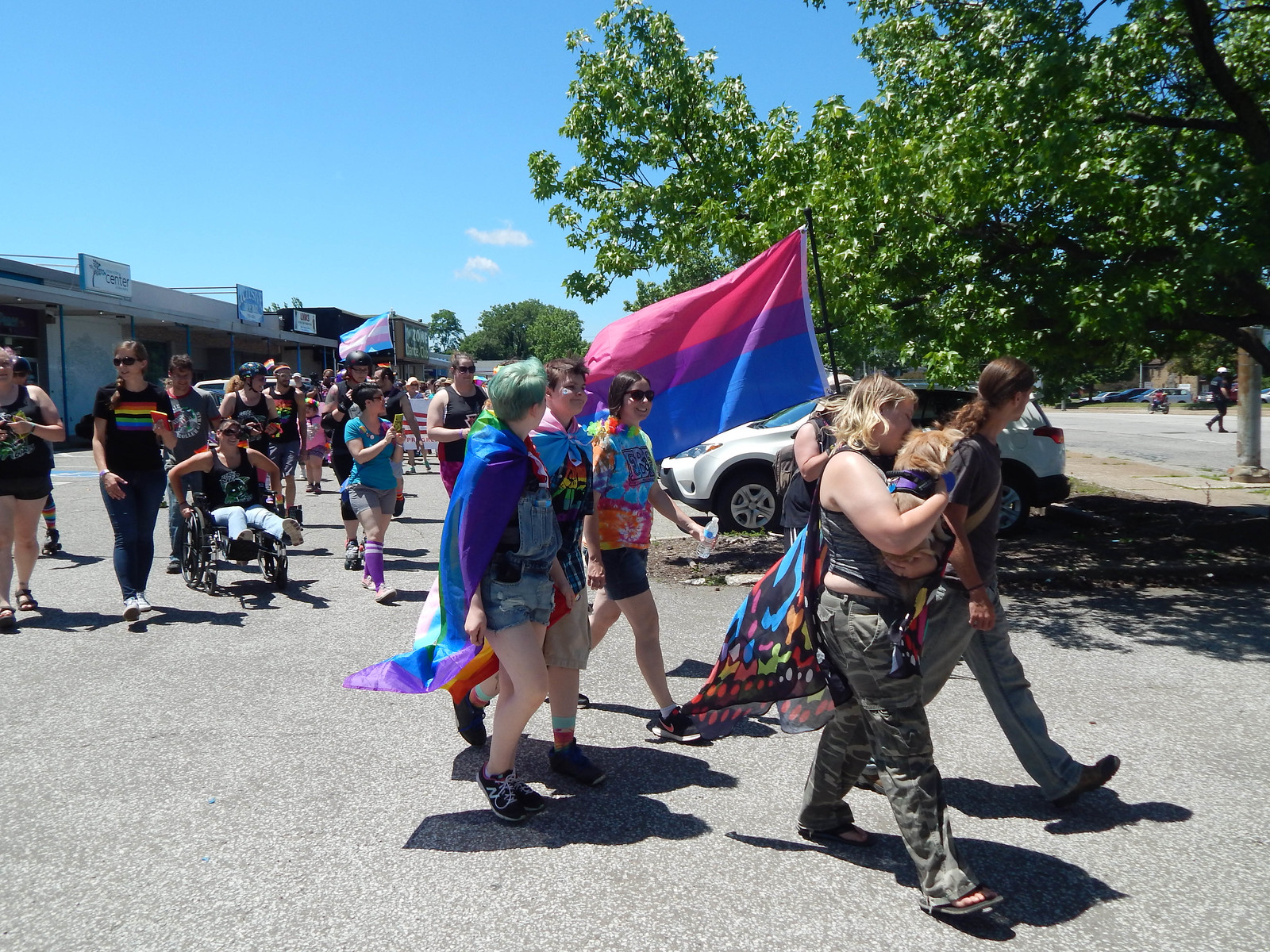 TransFamily of NW PA stepping off in Pride Parade