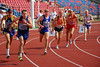 Miroslav Matěcha z TJ Trnovany (uprostřed) skončil v běhu na 5000 metrů na pátém místě (M55), foto: Zdenek Krchák