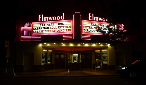 Great Vintage Movie Marquee: Elmwood Theater, College Aven… | Flickr