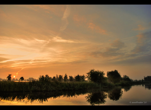 sunrise dawn nederland thenetherlands friesland leeuwarden fryslân ochtendgloren zonsopkomst top20holland camminghaburen “flickraward” ouddeel heitelân