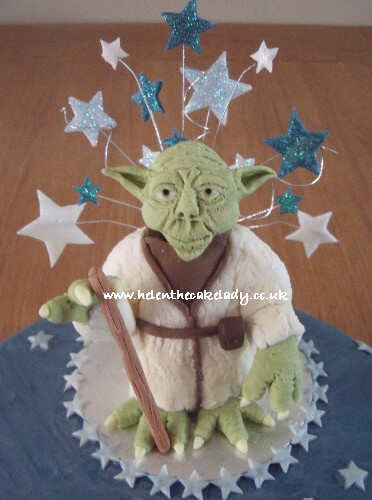 Star wars Yoda cake