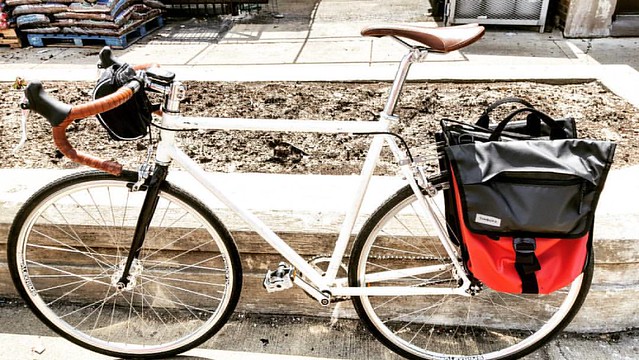 Bench Warmer Bike to the Rescue #bikegroceryshopping #saturdayride #singlespeed