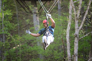 Virginia Canopy Tour Zipline Spring | by vastateparksstaff