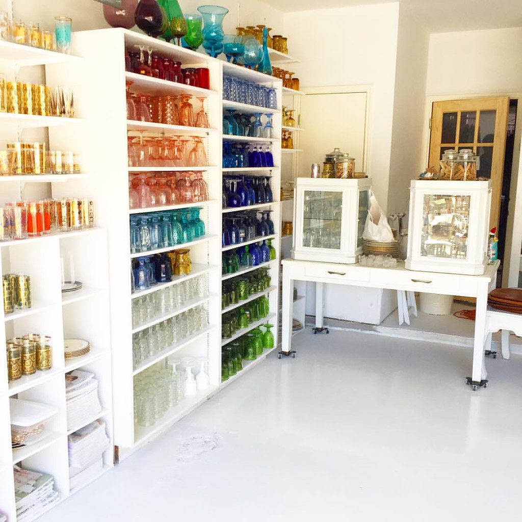 Returning rentals to inventory is a chore but at least we are greeted with a rainbow of glassware! Happy, peaceful Sunday to you all!