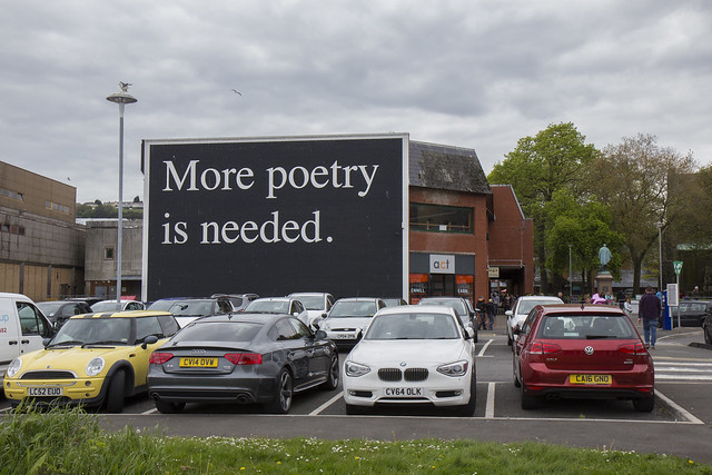 More poetry is needed, by Jeremy Deller