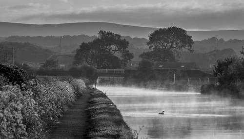 bilsborrow canal early lancaster mist morning wyredistrict england unitedkingdom gb