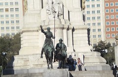 Monumento a Miguel de Cervantes. Plaza España (Madrid)
