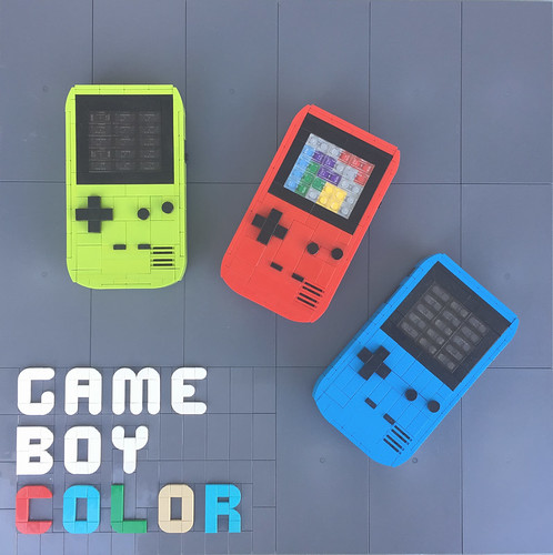 Game Boy Color out of LEGO bricks | by -derjoe-