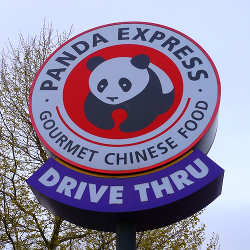 Panda Express Gourmet Chinese Food Sign by Only in Oregon. 