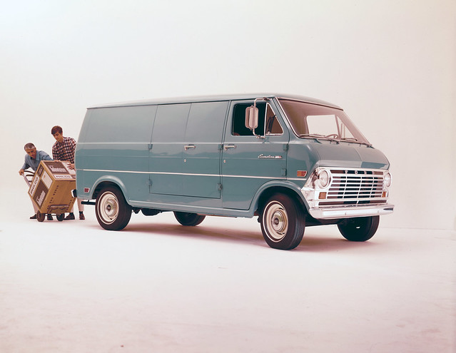 1969 Ford Econoline Van Press Photo - USA