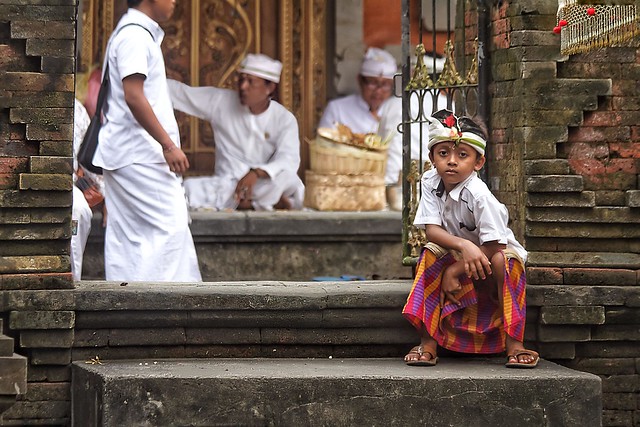 Young Balinese boy