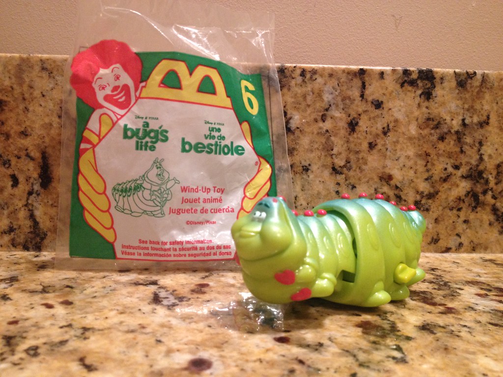 BUG'S LIFE CATERPILLAR WIND UP TOY #6 Details about   1998 Disney McDonalds Happy Meal 