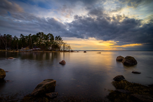 jyrki salmi niinilahti mussalo kotka finland sunset clouds sea outdoor
