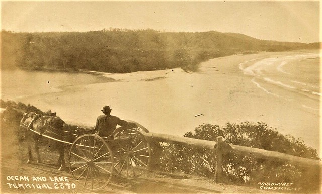 Ocean and Lake at Terrigal, N.S.W.  - 1917