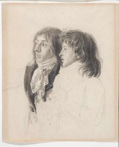 Portraits de Philippe Yves et de Casimir Karpff Période de création 4e quart 18e siècle  1er quart 19e siècle Colmar musée d'Unterlinden