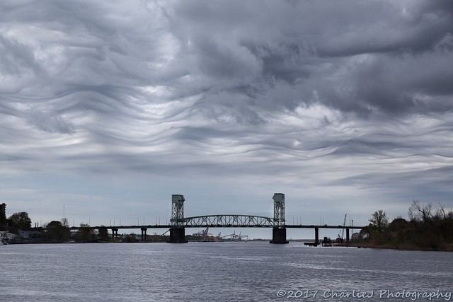 Ground wave clouds over Wilmington