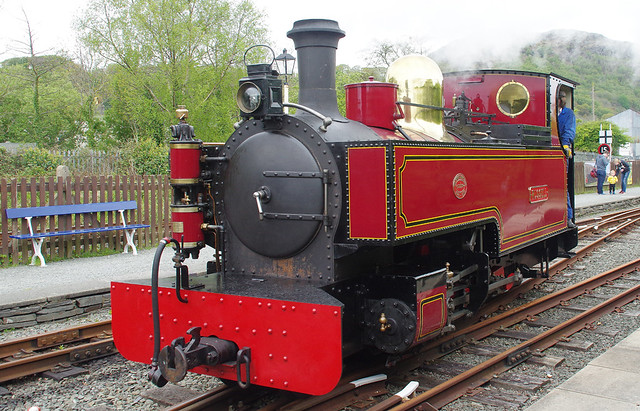 RD14757.  2-6-2T RUSSELL on the Welsh Highland Heritage Railway.