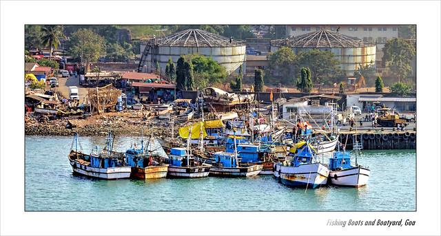 Fishing Boats and Boatyard, Goa