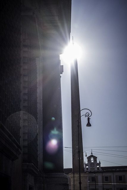 Sunburst on Obelisco Lateranense #1, Piazza di San Giovanni in Laterano, Roma