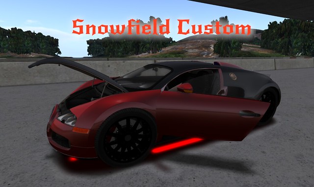 Snowfield Custom Bugatti Veyron Sport