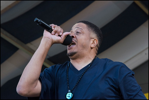 Chali 2na at Jazz Fest Day 5 on May 5, 2017. Photo by Ryan Hodgson-Rigsbee www.rhrphoto.com