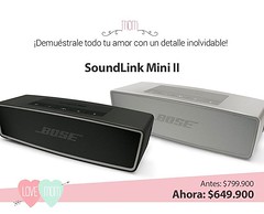 ¡Demuéstrale todo tu amor a mamá con un detalle inolvidable! Parlantes Bose al mejor precio #cadadiamejor #mamá #bose. Visita nuestra tienda o llámanos Bogotá: (1) 381 9922 - Medellín: (4) 204 0707 - Cali (2) 891 2999 - Barranquilla: (5) 316 1300 - Pereir