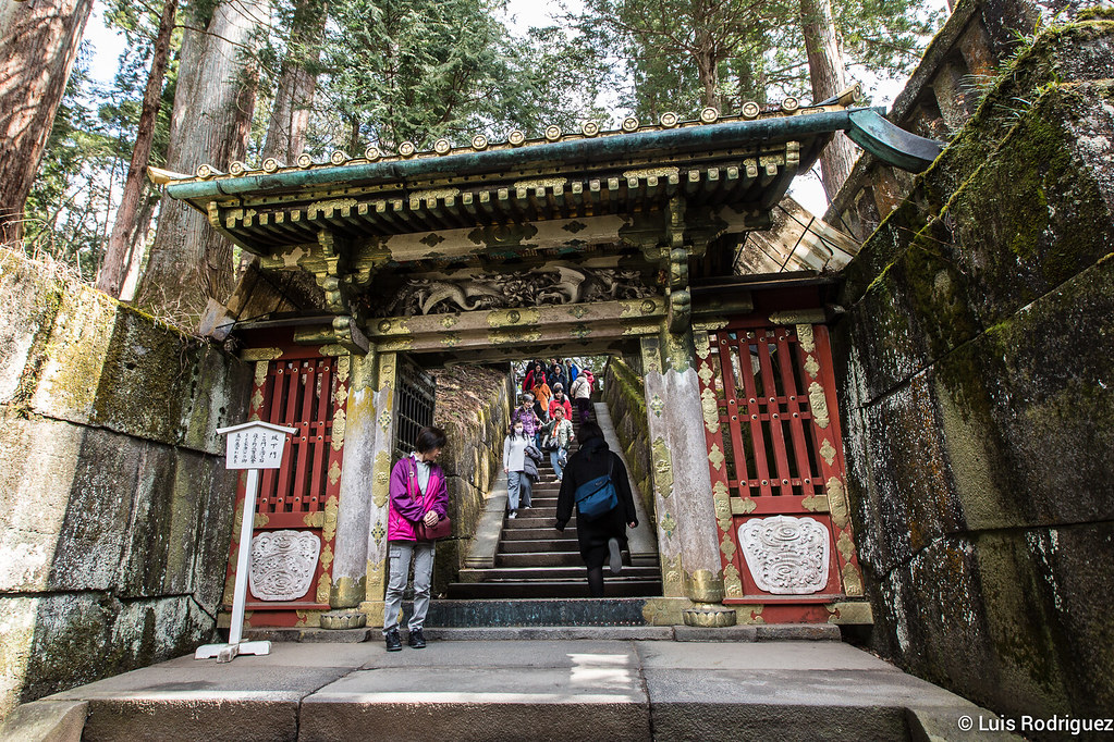 Subida al mausoleo de Tokugawa Ieyasu