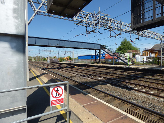 Rugeley Trent Valley Station - footbridge
