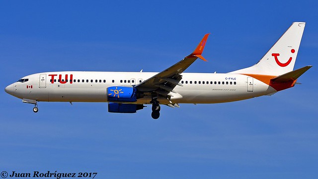 C-FYLC -TUI Airlines Belgium - Boeing 737-8BK (W) - PMI/LEPA