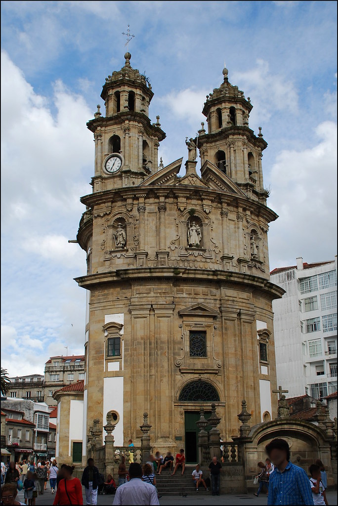 Iglesia de La Peregrina (Pontevedra, Galicia, España, 26-7-2013)
