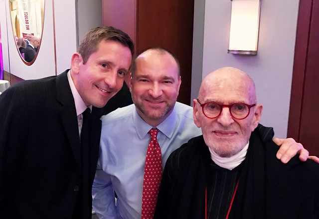 At the Lambda Legal Awards with Brian Doherty and Larry Kramer!