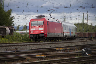 DB IC con BR101 024 en Koblenz Lützel | by Guillem Ramonet