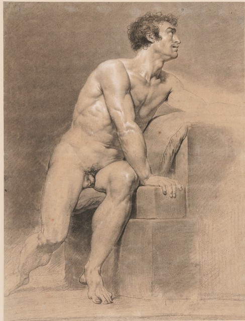 Le musée Girodet prête l’Académie d’homme assis d’Anne-Louis Girodet au musée Unterlinden de Colmar pour l’exposition 