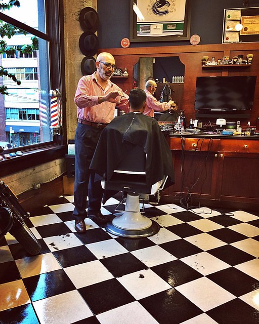 Friday afternoon, last client of the day! 😊 💈 ✂️ #barbershop #barberlife #lifeisgood
