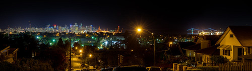 vancouver cityscape citylights metro night nightscene panorama neighborhood nikon starburst glowing skyline d7000 view street streetview
