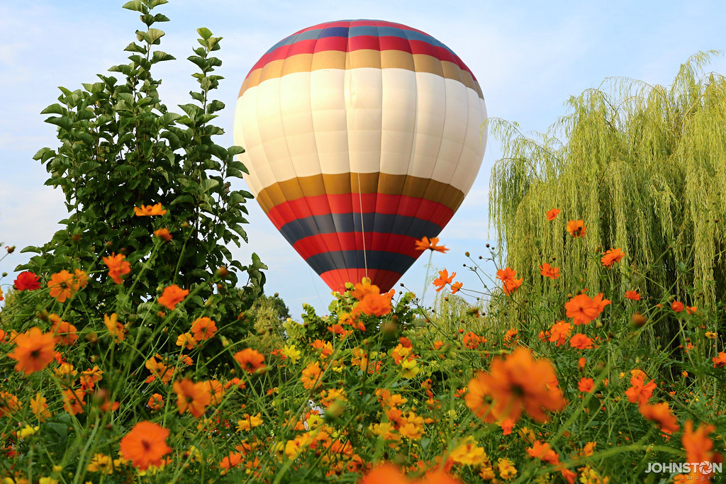 Hot-air Balloon over Western Kentucky Botanical Garden